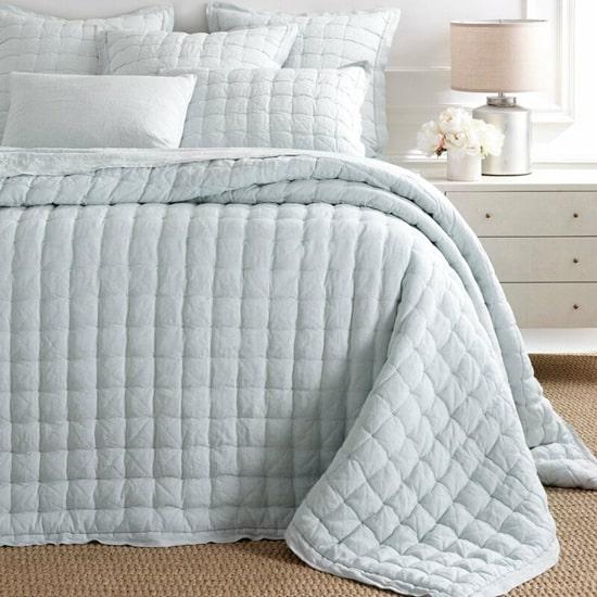 cxmicrotex Set Selimut Bersulam Microfiber Mewah Jahitan Sebenar Prabasuh