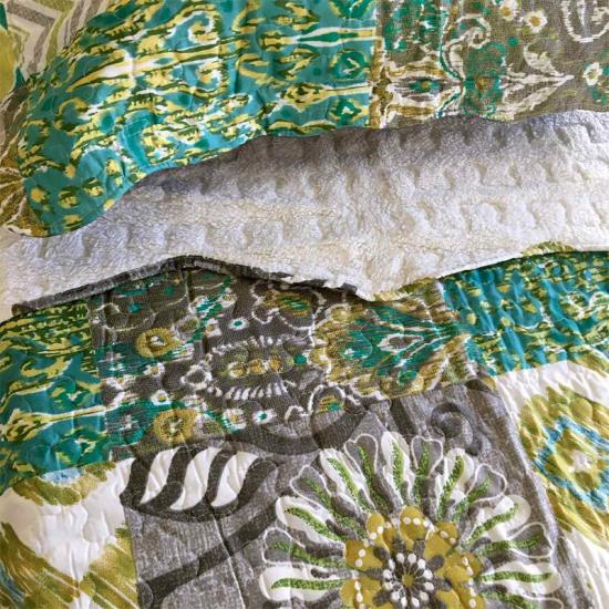 Set Quilt Sherpa Dan Sham Patchwork