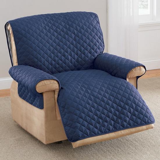 Pelindung Sofa Pinsonik Pepejal Single Seater Sarung Sofa Sarung Lengan Kerusi