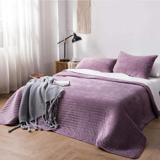 Set Kuilt Berkuilt Sherpa Pepejal Ultrasonik Timbul
