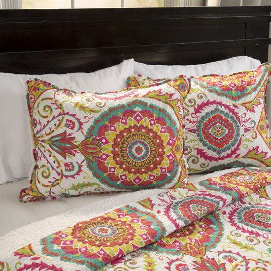 Set Quilt Terbalik Sherpa Patchwork 3 Keping
